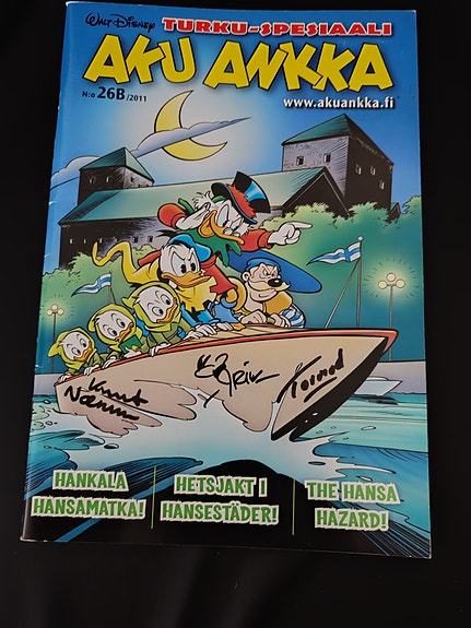 Aku Ankka nimmaroitu Turku speciaali 26 B 2011