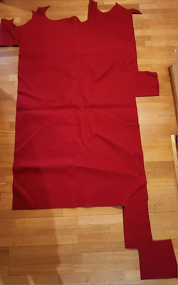 100% villaa, huopaa, pala n.90x147cm, kuten kuvassa. Vahvuus 3mm.