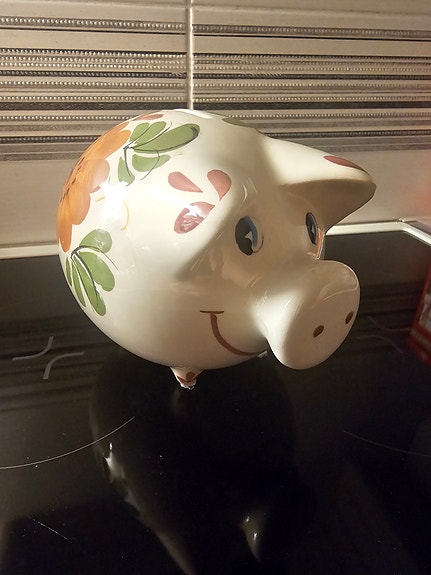 Keraaminen säästöpossu