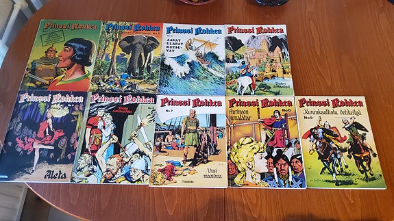 Prinssi Rohkea albumit 1-9