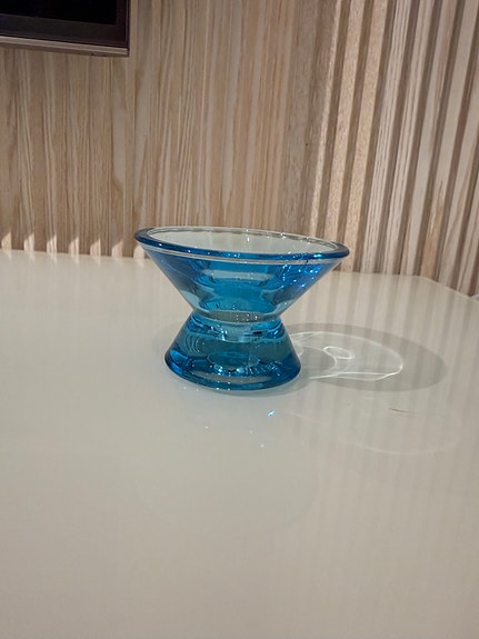 Iittala sininen kynttilänjalka