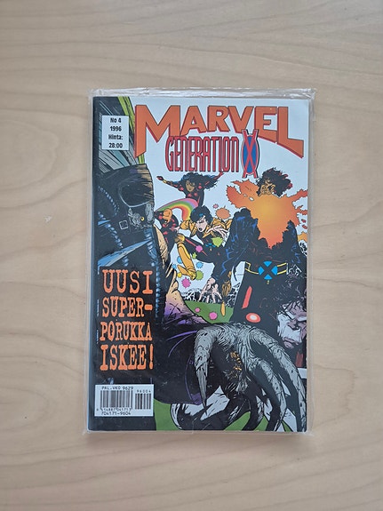 Marvel 4/1996 Generation X -sarjakuvalehti, suomenkielinen