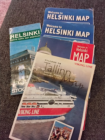 Helsinki/Tallinna opaskartat
