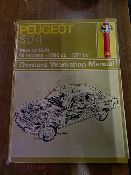 Peugeot 504 korjausopas