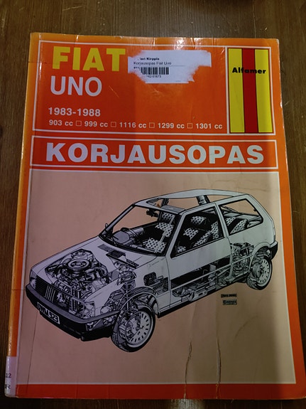 Fiat Uno korjausopas