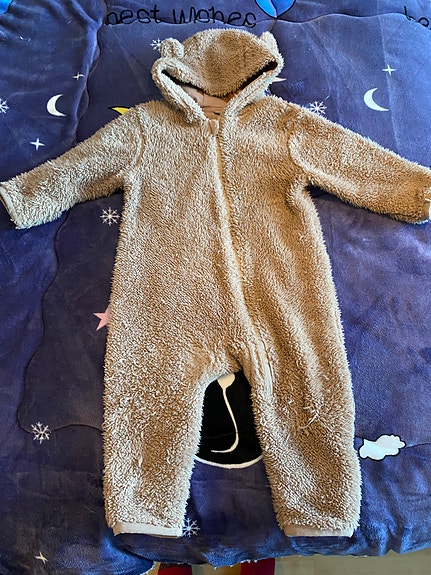 Ciraf nallepuku koko 74. Ohut vuori.
