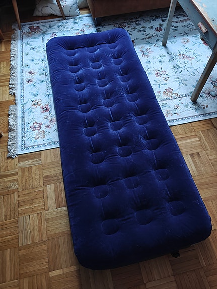 Ilmapatja 79cm leveä, 185cm pitkä, 23cm paksu
