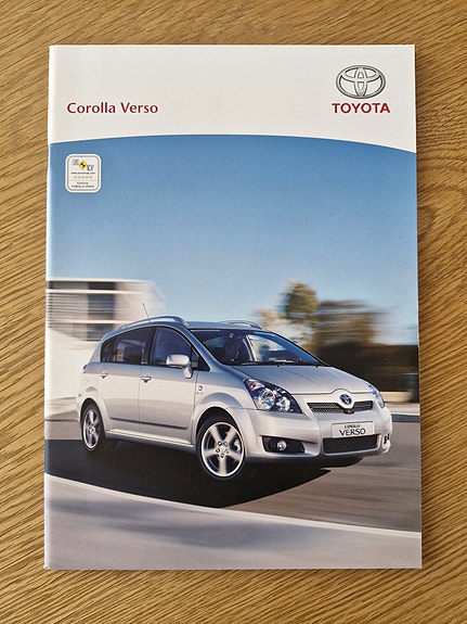 Toyota Corolla Verso -esite 2007