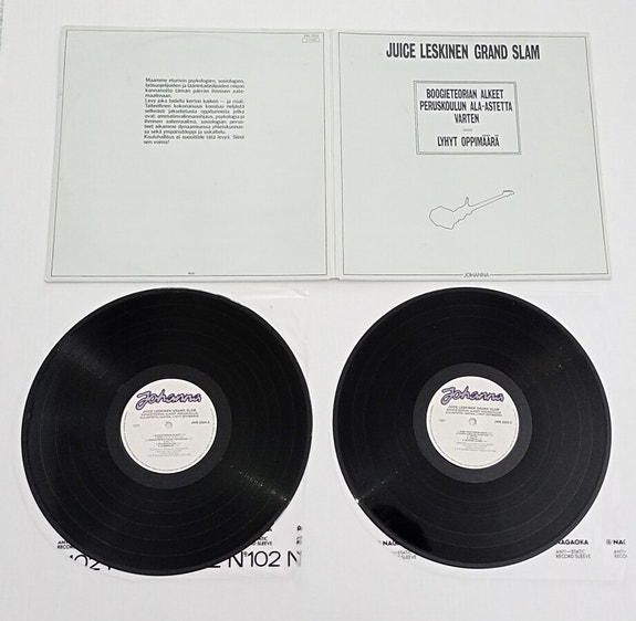 Juice Leskinen Grand Slam Boogieteorian alkeet peruskoulun ala-astetta varten LP