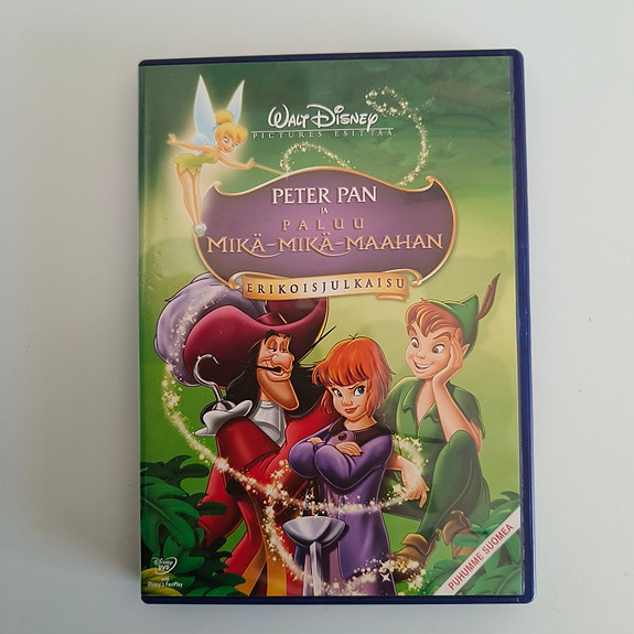 Peter Pan ja paluu mikä mikä maahan dvd