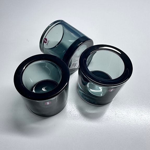 Iittala/Marimekko harmaat Kivi-tuikut 3 kpl