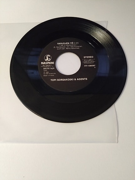 3 Kpl Topi Sorsakoski & Agents 7" Single