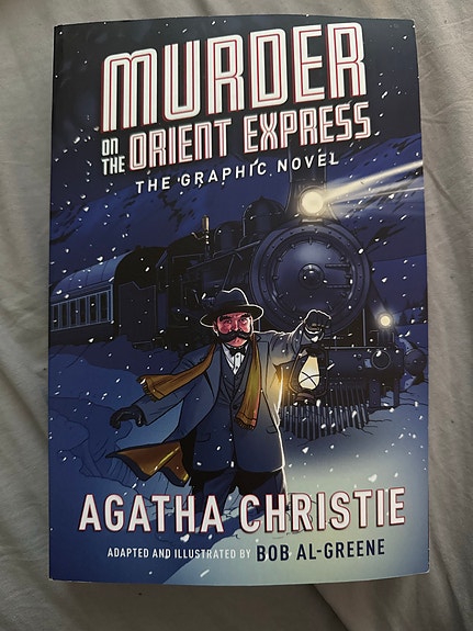 Agatha Christie Murder on the Orient Express sarjakuvaromaani englanninkielinen