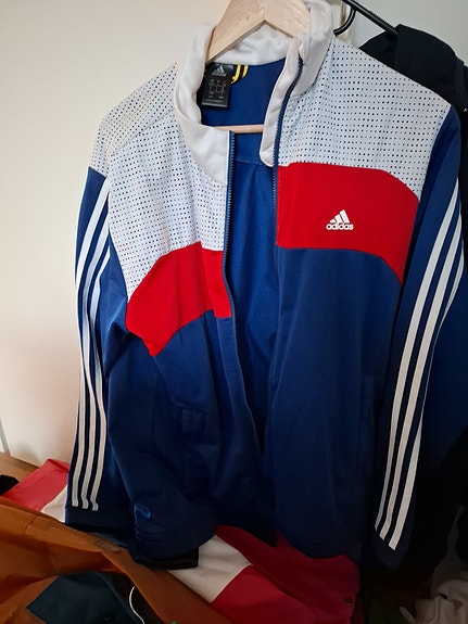Adidas miesten takki XL kirjava polyesteri uusi