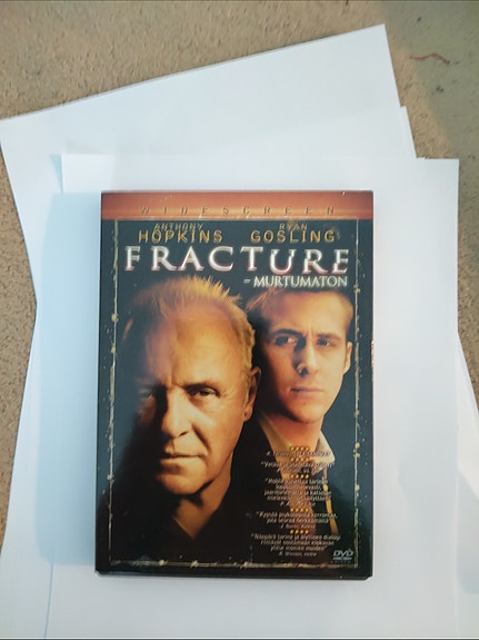 Fracture DVD-elokuva Anthony Hopkins Ryan Gosling