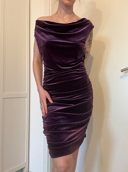 Violetti Sametti mekko (S/36)