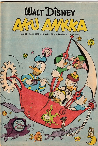 Aku Ankka vuodelta 1968.