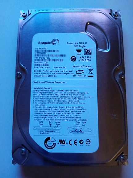 Seagate 320GB HDD