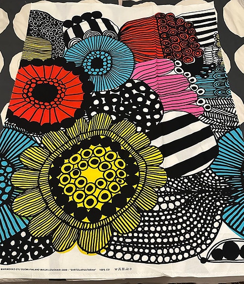 Marimekko Siirtolapuutarha puuvillakangas