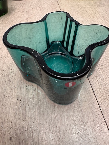Iittala Aalto kynttilälyhty vihreä