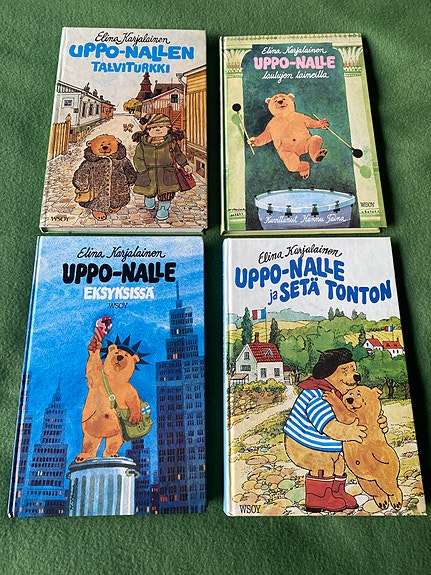 Uppo-Nalle kirjat (4kpl)