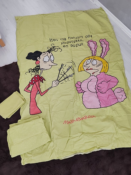 Maisa ja Kaarina pussilakana setit x 2