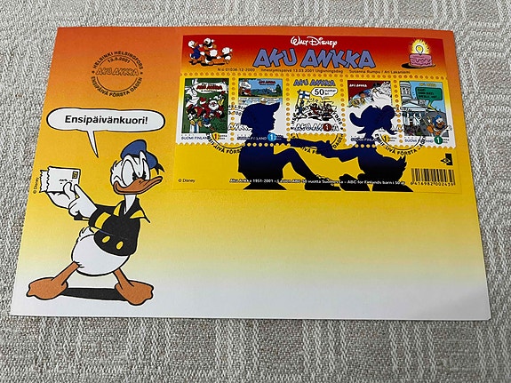 Aku Ankka postimerkki.