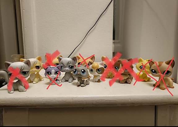 Littlest Pet Shop kissoja 4kpl