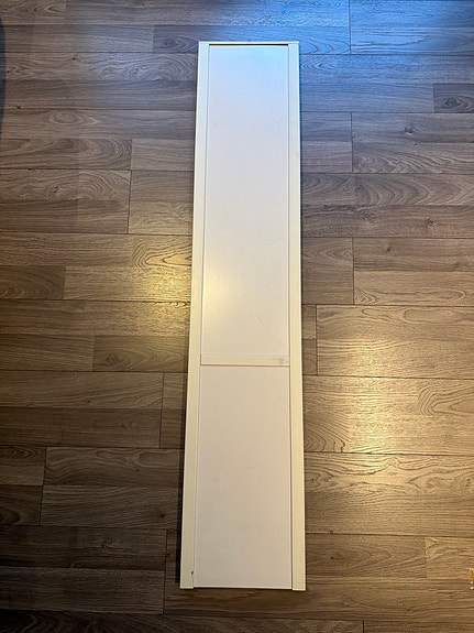 Lundia Valkolakka päätytikas täytelevyllä 148x30cm