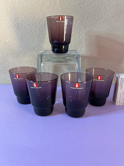 Iittala Sarpaneva i-106 snapsilasi 5 kpl