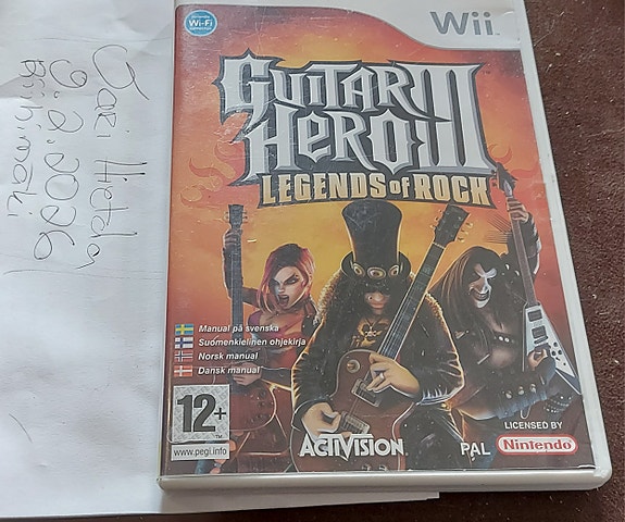 Nintendo Wii Guitar Hero III Legends of Rock peli