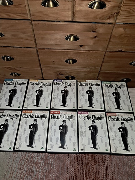 Charlie Chaplin dvd 10kpl