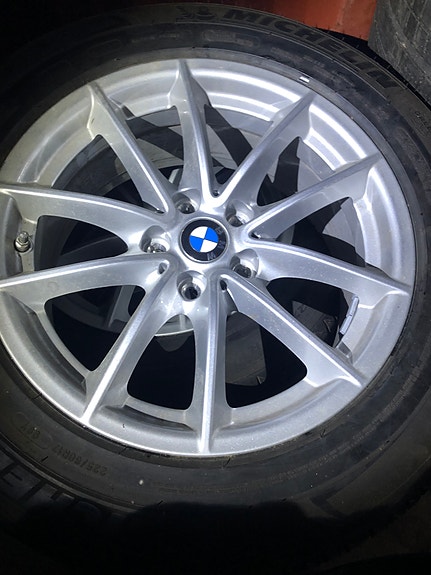 BMW X3 OEM alut 5x112 TPMS kesä 225/60-17 erittäin hyvät