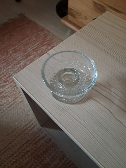 Riihimäen lasi kynttilänjalka