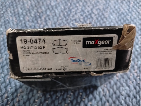 Maxgear 19-0474 jarrupalat Nissan Almera/Primera