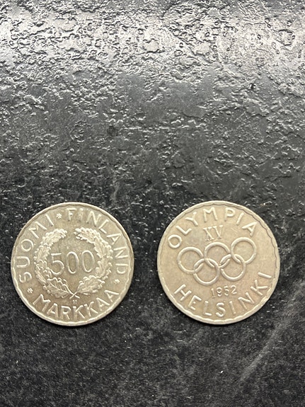Olympia Helsinki 1952 kolikko