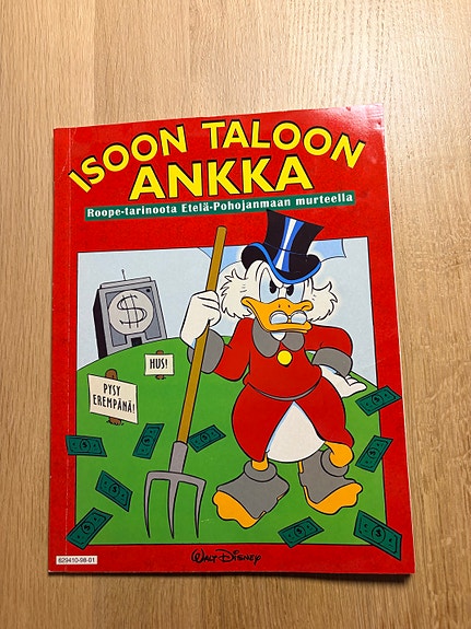 Disney Isoon taloon ankka sarjakuva-albumi suomi