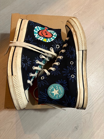 Converse tennarit koko 41 sininen kuviollinen