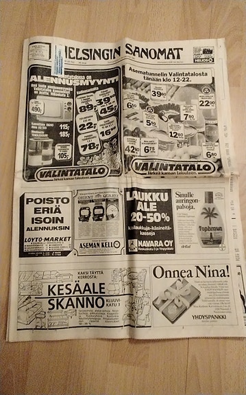 Helsingin sanomat heinäkuu 5. Päivä 1981.