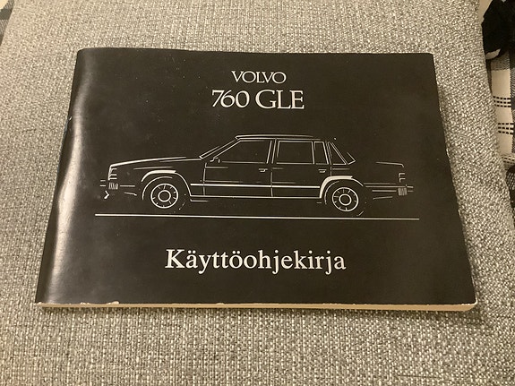 Volvo 760 gle käyttöohjekirja