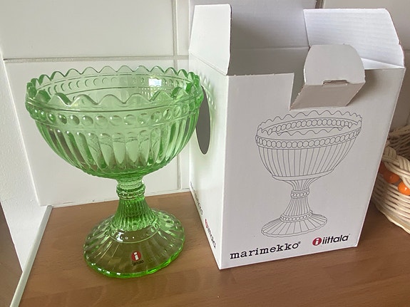 UUSI Iittala Mariskooli 155 mm omenenvihreä