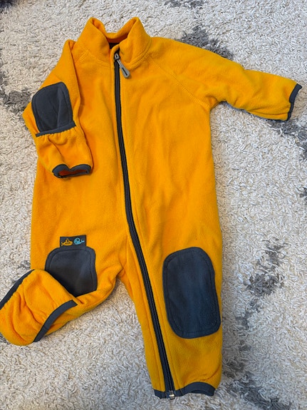 Jonathan fleecehaalari koko 62 keltainen unisex