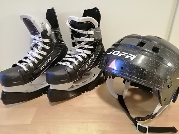 Lasten CCM luistimet ja Jofa kypärä