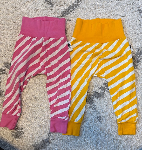 2 x PaaPiin vauvan baggy housut, 80 cm