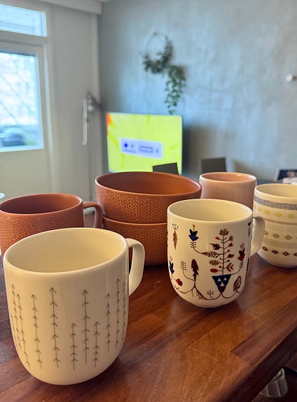 Iittala Sarjaton mukit 5kpl (kaikki erilaisia)