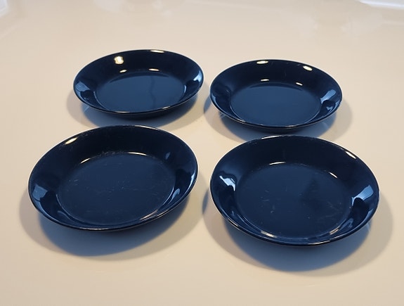 Iittala Arabia Teema lautanen 14cm sininen 4kpl