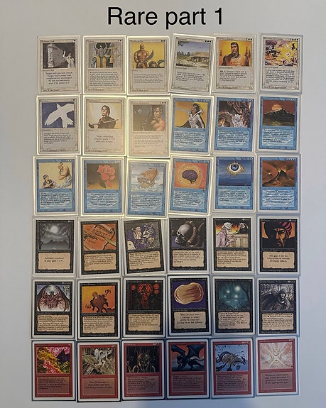 Magic The Gathering kortit MTG set Revised 1994