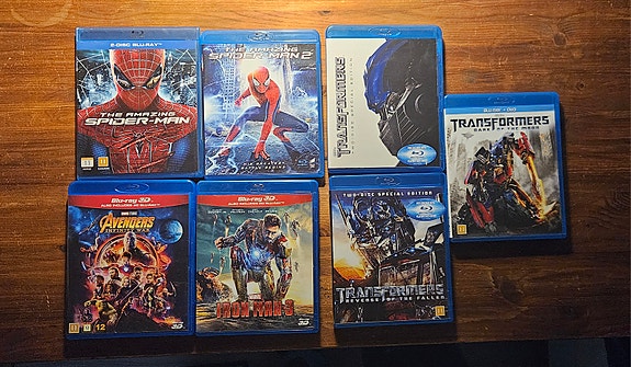 Blu-ray elokuvia