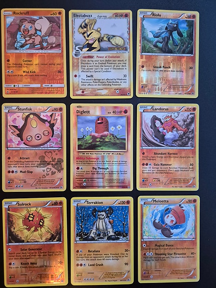Pokemon holo, reverse holo