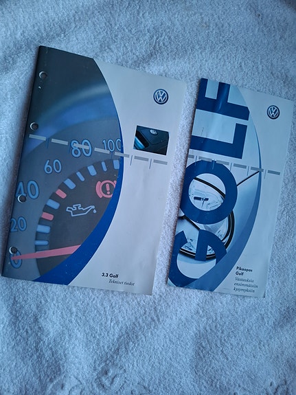 VW Golf -auton käyttöohjekirja 2002